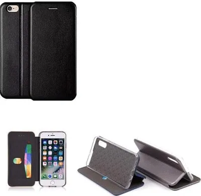 Produktbild von starfix Leder Flip-Tasche Schutz-Hülle für iPhone 11 Pro schwarz