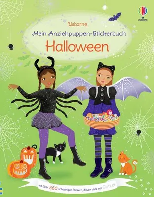 Produktbild von Mein Anziehpuppen-Stickerbuch: Halloween