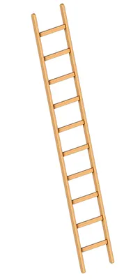 Immagine prodotto di Layher 1052 Scala a pioli in legno, 10 pioli