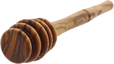 Produktbild von Hofmeister Honigheber Olivenholz 15 cm Honiglöffel Honigdipper Honignehmer Honig