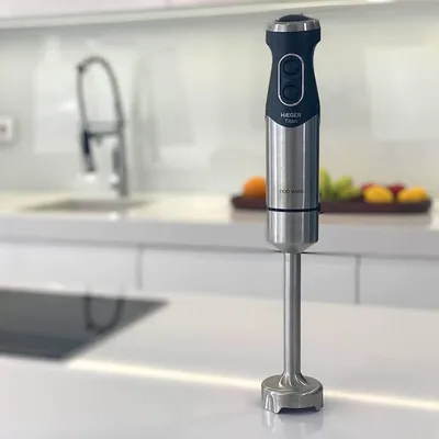 Obrázek produktu pro Ruční mixér s výkonem 1100 W, s funkcí turbo a s nohou z nerezové oceli