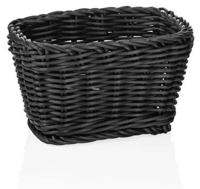 Immagine prodotto di Cestino da tavolo, cestino per il pane nero LxPxH: 17x11x9 cm