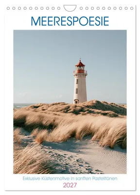 Produktbild von Meerespoesie (Wandkalender 2027 DIN A4 hoch), CALVENDO Monatskalender