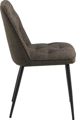 Produktbild von Brooke Esszimmerstuhl Bouclé grau.