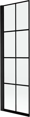 Immagine prodotto di Mexen Mist paratia da doccia 1 anta sinistra 60 x 150 cm, griglia nera, nero - 8A9-060-001-70-77-L