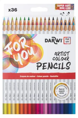 Produktbild von Darwi 4x DFY 36 K#nstler-Farbstifte DF2100036K01C
