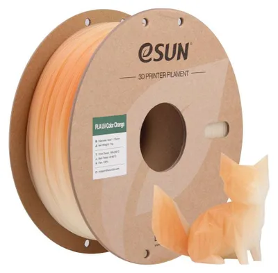 Immagine prodotto di ESUN PLA-UV cambia colore, 1 kg Cambiamento UV arancione