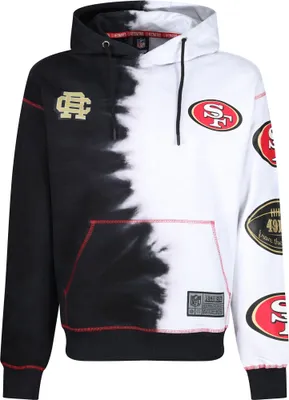 Produktbild von Recovered - Hooded Sweatshirt - NFL - San Francisco 49ers Ink Dye Effect Black On White XL