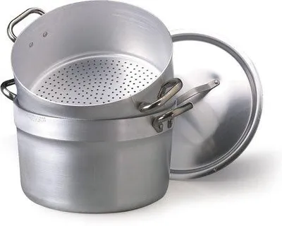 Dampfeinsatz Edelstahl 24 cm 2,5 Liter Silber