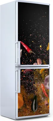 Produktbild von Magnete Dekorative - 60 cm x 180 cm - Küche Magnetmatte Kühlschrankmagnete - Gewürze Gemüse