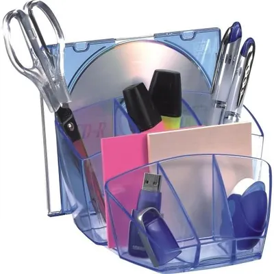 Produktbild von Cep Stifteköcher Ice Blue - blau-transparent, 143 x 158 x 93 mm