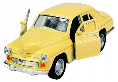 Produktbild von Welly Warszawa 224 Beige 1:34 Die Cast Metall Modell im Kasten 43621