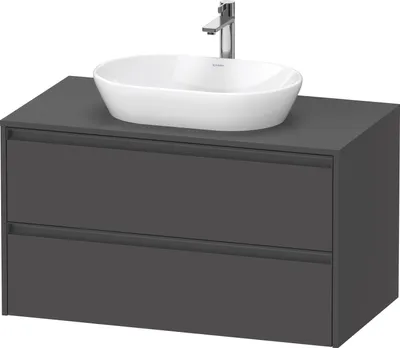 Produktbild von Duravit Ketho.2 Wastafelonderkast 100x55x56,8 cm Mat Grafiet