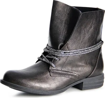 Produktbild von topschuhe24 953 Damen Worker Boots Stiefeletten, Farbe:Silber, Größe:37 EU