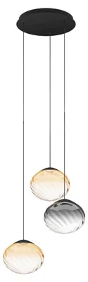 Zdjęcie produktu dla Lampa wisząca Pantoja, czarna, średnica 52 cm