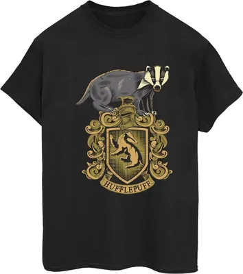 Obrázok produktu pre Harry Potter - Dámske tričko "Hufflepuff" BI28070 (L) (čierne)