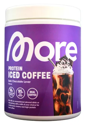 Produktbild von More Protein Iced Coffee Dark Chocolate Lover Flavour Getränkepulver, (1 x 300g Dose)