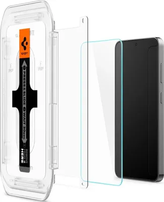 Image de Spigen Samsung Galaxy S25 / S24 Glas.tR EZ Fit Protection d'écran HD, lot de 2