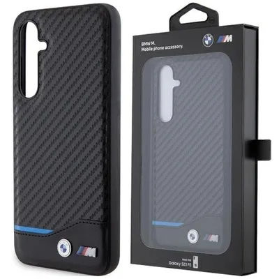 Produktbild von BMW M PolyurethanCarbon blau Line Case für Samsung Galaxy S23 FE schwarz