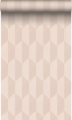 Produktbild von Origin Wallcoverings Tapete 3D Muster Hellrosa 50 x 900 cm