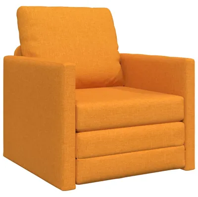 Obrázok produktu pre vidaXL Rozkladacia pohovka tmavožltá 74 x 77 x 81 cm látková