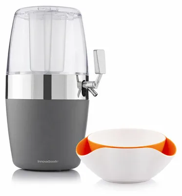 Image de Lot de 2 coupelles 2 en 1 pour snacks et distributeur de boissons réfrigérant InnovaGoods