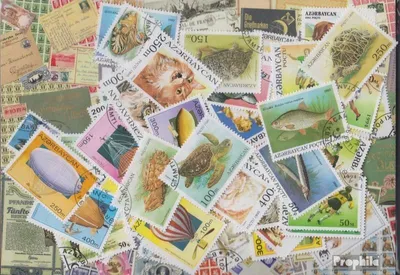Produktbild von Briefmarken Aserbaidschan ab 1992 50 verschiedene Marken