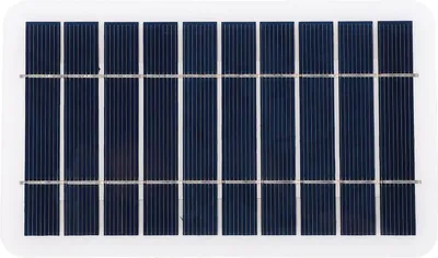 Obrázek produktu pro 2W 5V solární panel, malá monokrystalická solární nabíječka s výstupem DC5521, pro 3,7-5V venkovní baterii, vodotěsná, pro kempování/turistiku