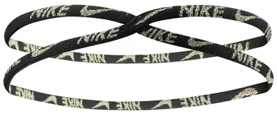 Produktbild von Nike Accessories Fixed Lace Metallic Stirnband Schwarz Schwarz One Size