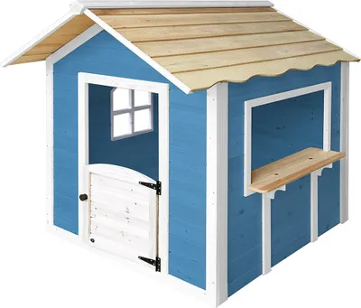 Produktbild von HOME DELUXE -Spielhaus DER GROßE PALAST - Blau  -es Holz |Kinderspielhaus