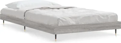 Immagine prodotto di vidaXL Struttura letto grigio Sonoma 100x200 cm in materiale ligneo
