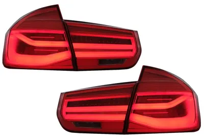 Produktbild von LED Rückleuchten Umbau auf LCI Look für BMW 3 F30 Pre LCI LCI 11-19 Red Klar.