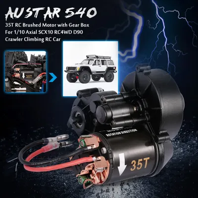 Obrázek produktu pro AUSTAR 540 35T RC motor s převodovkou pro 1/10 Axial SCX10 RC4WD D90 Crawler Climbing RC Car