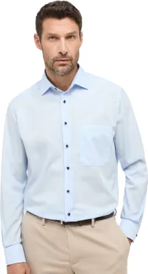Produktbild von Eterna Hemd hellblau Comfort Fit Baumwolle