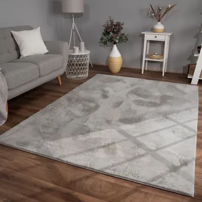 Produktbild von TT Home Wohnzimmer Teppich Hochflor Langflor Kunstfell Weich Modern Unifarben Flauschig Größe 160x230 cm