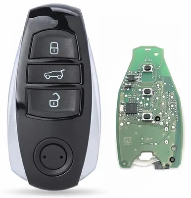 Obrázok produktu pre Kompletné auto kľúče Techstar pre VW Touareg, s 3 tlačidlami, programovateľné 434 MHz, čip 4A, ekvivalent OE 7P6959754