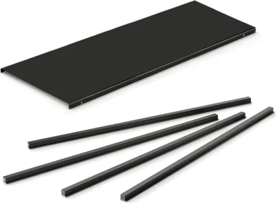 Produktbild von NABER 8051032 Cubo Rückwand Set 900, Regalsystem, 900 mm, schwarz matt