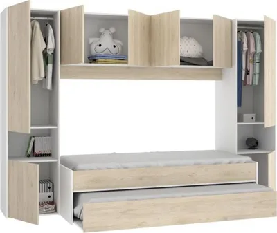 Produktbild von Kinder-Rollbett mit viel Stauraum 90 x 190 cm