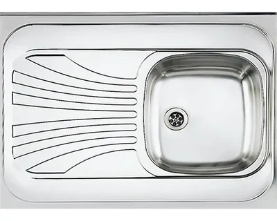 Image de Evier en acier inoxydable ALVEUS Classic 30 P satiné 800x600x0,6 mm 1009329