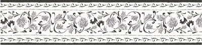 Produktbild von Bordüre Blumentapete Lila 343291 Papier Wandtapete A.S. Création Tapete Blumen