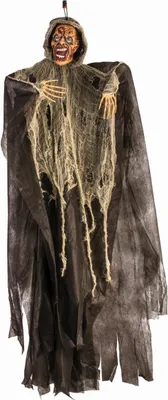 Produktbild von Zombie im Fetzenkleid mit LED Augen 90cm