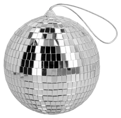 Produktbild von Disokugel silber Disco Party Deko Ø 15 cm
