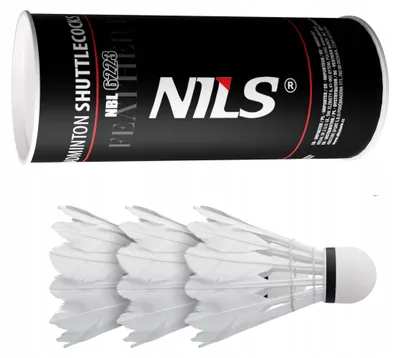 Produktbild von Nils NBL6223 LED Federbälle aus Entenfedern, 3 Stück