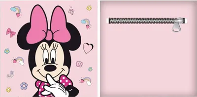 Produktbild von Disney Minnie Kissen, dekoratives Kissen mit abnehmbarem Bezug 35x35 cm Samt