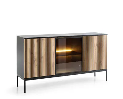 Produktbild von Sideboard SEGRO Eiche Wotan – 154,3 × 63,2 × 39 cm
