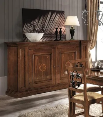 Produktbild von Kommode Schubladen Holz Kommoden Wohnzimmer Sideboard Schrank Schränke Massiv