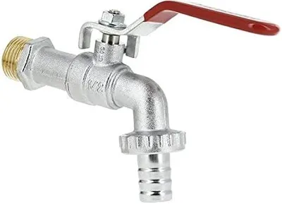 Produktbild von Kugelhahn mit Hebel, Schlauchanschluss 3/4", für Garten und Wasserinstallationen