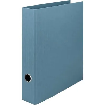 Produktbild von Ordner DIN A4, 5 cm Rückenbreite, Farbe Denim, mit Hebelmechanik und Griffloch