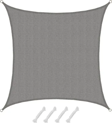 Produktbild von UV Sonnensegel Wasserdurchlässig 4x4 - Viereckig - Sonnenschutz Garten Terrasse