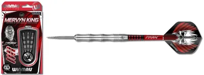 Produktbild von Winmau Mervyn King Steeldart Silver Colour 1071 22 g, 24 g und 26 g